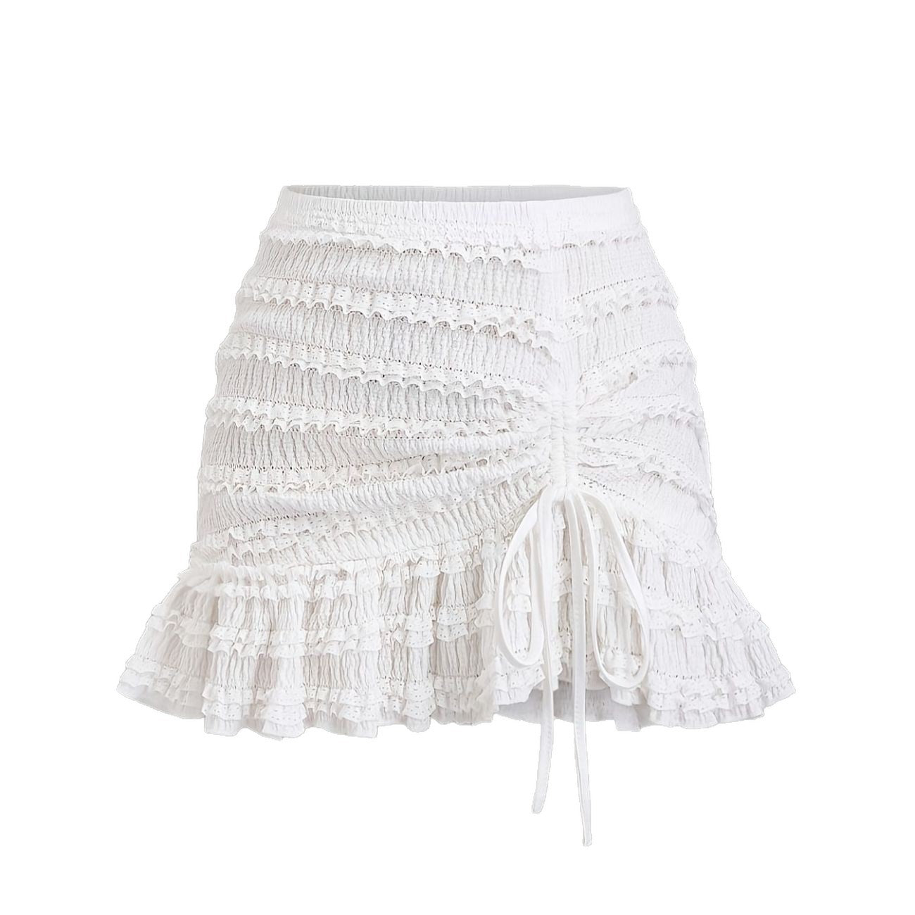 Versatile Lace-trimmed Tutu Skirt