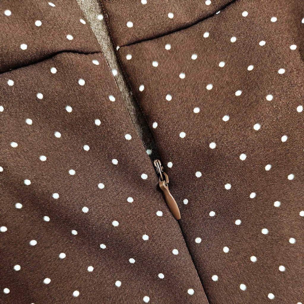 Polka-Dot Halterneck Mini Dress