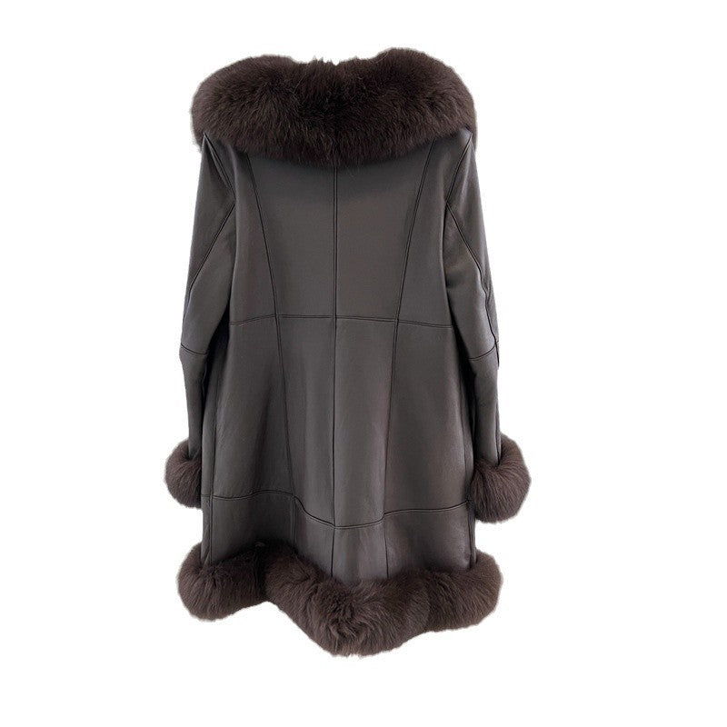 Winter Womens Fox Fur Coat