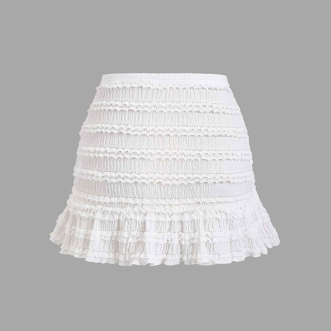Versatile Lace-trimmed Tutu Skirt