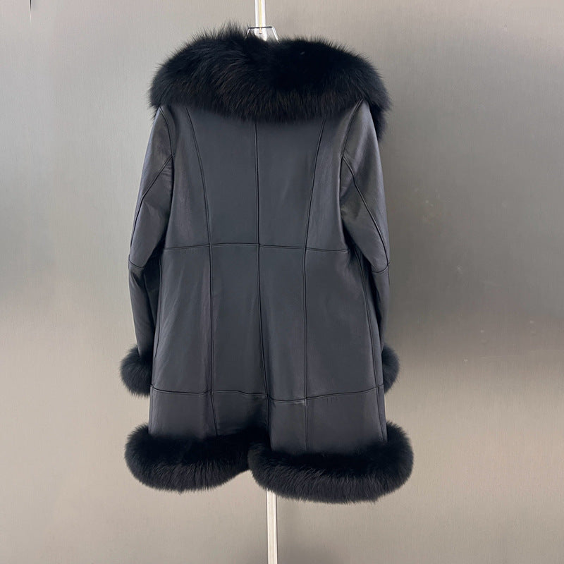 Winter Womens Fox Fur Coat