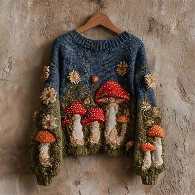 Loose-fitting Pullover Sweater